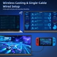 thumbnail image 4 of 15.6-inch wireless portable monitor, 1080p Full HD gaming screen, 60Hz, suitable for laptops, with automatic rotating stand., 4 of 10