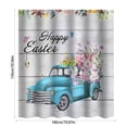 thumbnail image 3 of AURIGATE Easter Truck Bunny Shower Curtain, Nylon Spandex Waterproof Bathroom Curtain, Happy Easter Truck & Bunny Print Bath Decor with Hooks for Bathroom, 3 of 6