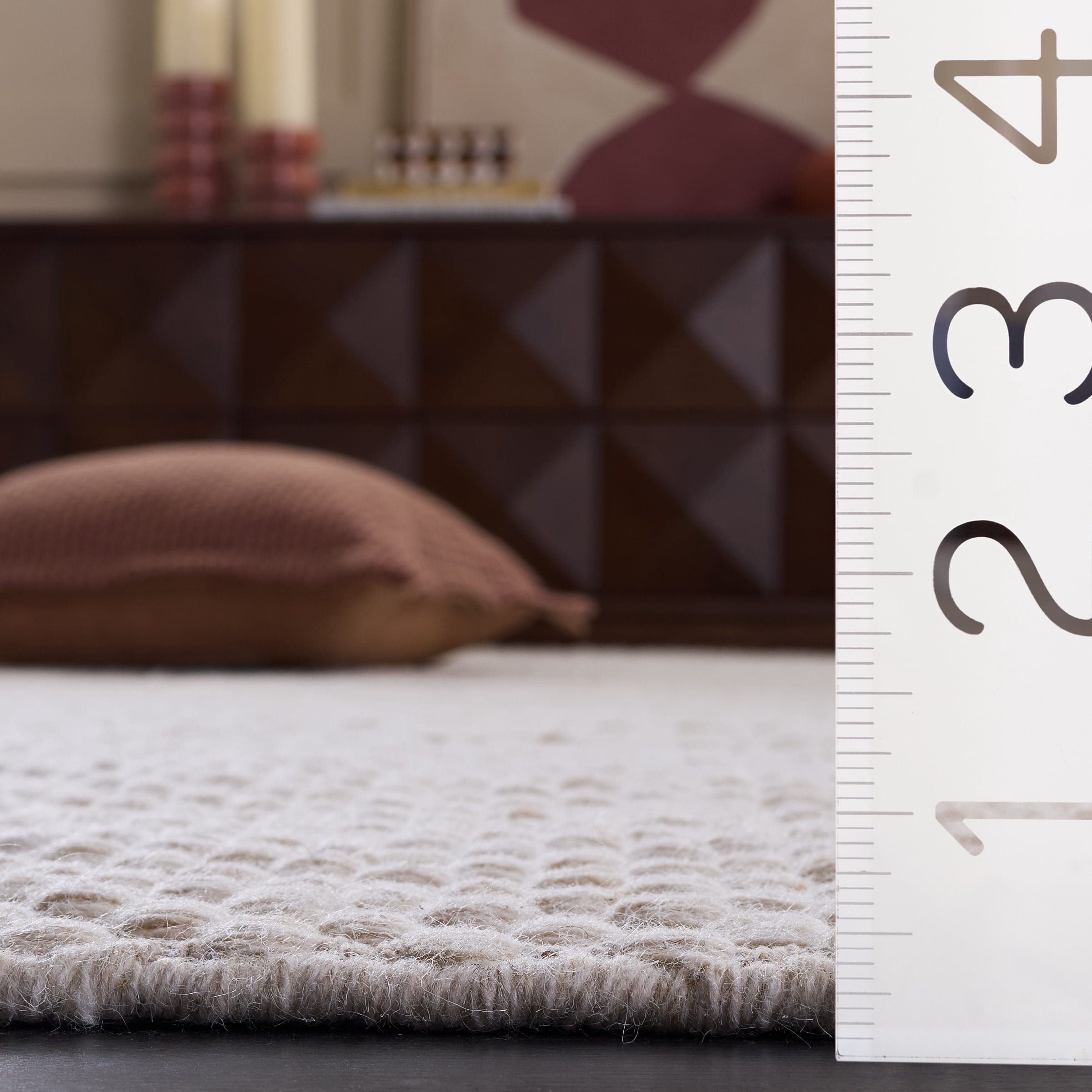Safavieh Vermont Brigham Solid Color Area Rug, Ivory, 4' x 6'