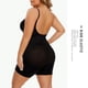 thumbnail image 2 of Body moldeador para mujer, talla grande, sin espalda, estilo europeo y talla grande, con tirantes, ángulo plano, sin costuras, corsé fruncido, ropa moldeadora de nailon., 2 of 5