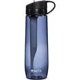 thumbnail image 1 of Brita 23.7 Ounce Hard Sided Water Bottle with 1 Filter, BPA Free, Gray, 1 of 4