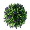 thumbnail image 1 of Planta de lavanda artificial simulación verde bola de paja de plástico topiario puerta realista decoración de jardín 30 cm Methold  HA8106-01B, 1 of 6
