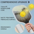 thumbnail image 2 of Pickleball Paddles Set Of 2, Fiberglass Surface, USA, Independence Day Print, 4 Balls & Bag, 2 of 5