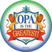 Metal Button "Opa is the Greatest"
