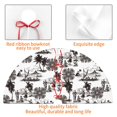 thumbnail image 4 of Yiaed Beach Print Christmas Tree Skirt , Tree SkirtsTree Mat for Christmas Winter Holiday Indoor Decorations-48", 4 of 7