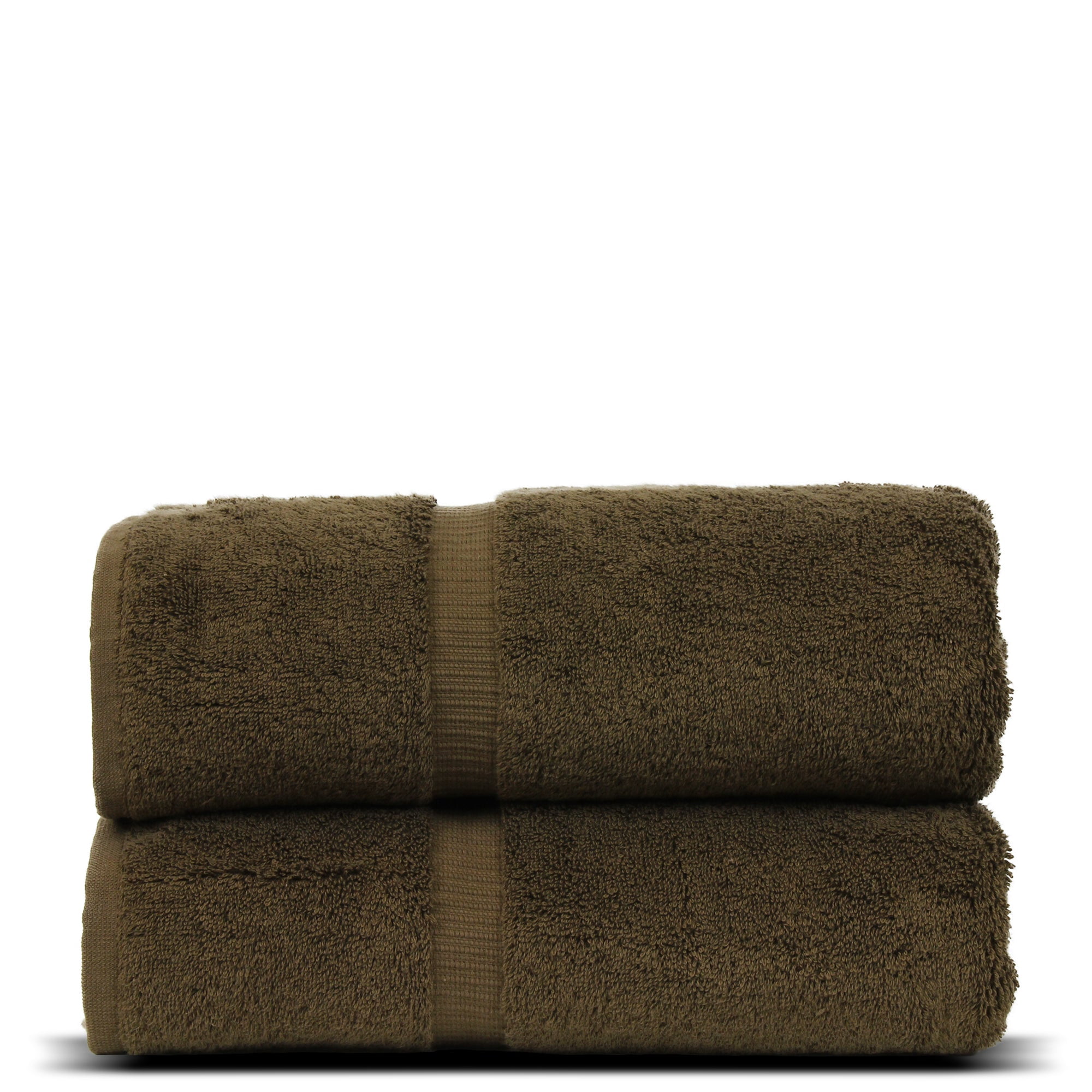 Luxury Hotel & Spa Collection Highly Absorbent Quick Dry 100% Turkish Cotton 700 GSM Eco Friendly Towel for Bathroom Dobby Border Soft Bath Towel Set 27 X 54 ( Cocoa Bath Towels - Set of 2)