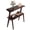 Dark Walnut, variant on Fnova End Table Narrow Side Tables Modern Wooden Sofa Table with Storage Shelf, Farmhouse Bedside Table, Easy Assembly, Corner Table, Drink Table for Living Room, Bedroom, Nightstand