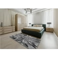thumbnail image 4 of Ahgly Company Indoor Square Patterned Gray Wolf Gray Area Rugs, 8' Square, 4 of 6
