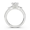 thumbnail image 2 of Sprico Jewel 1.8 Ct Marquise Cut Engagement Trilogy Rings - 14K White Gold Plated 3 Stone Wedding Moissanite Rings for Women's - Moissanite Engagement Rings - Perfect for Proposals, 2 of 3