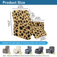 thumbnail image 3 of Psesaysky Yellow Cheetah Print Recliner Chair Covers Lazy Boy Recliner Covers with Pockets Stretch Couch Cover Slipcovers 4-Piece Furniture Protector for Dogs Cats, 3 of 7