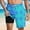 003 Sky Blue, variant on Hvot&aat Mens 2 in 1 Quick Dry Bathing Suits Drawstring Elastic Waist Beach Shorts with Lining Fashion Beach Print Pants
