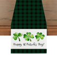 thumbnail image 2 of Table Runner For St Patricks Day Decorations Irish Cover Spring Green Holiday Home Kitchen Centerpiece Decor buy 2 get 3, 2 of 5