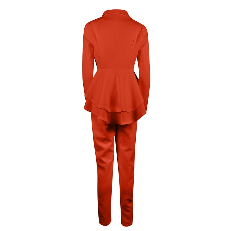  HGps8w Women Pant Suits Two Pieces Outfit Long Sleeve
