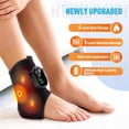 thumbnail image 3 of 2026 Upgraded Cordless Foot Massager for Neuropathy, Heated & Vibrating Ankle Wrap with 6 Heat Levels & 3 Modes, 3000mAh Rechargeable Battery, Flexible Fit for Pain Relief & Circulation, 3 of 9