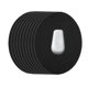 thumbnail image 1 of 10x Cubiertas de transductor Adhesivos fijos cohesivos Adhesivo impermeable Precortado con Negro, 1 of 7