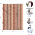 thumbnail image 4 of Brown Geometric Striped Pattern Blanket,Comfortable Soft Flannel Throw Blanket,All Season,Warm Lightweight Blankets for Sofa Bed Couch Living Room Chair,30"x40", 4 of 4