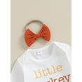 thumbnail image 5 of Liacowi Baby Girls  Thanksgiving Clothes Fall Outfit Long Sleeve Letters Print Romper with Flare Pants and Headband 3 6 9 12 18 Months Infant Clothes, 5 of 9