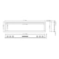 thumbnail image 4 of Modern Ember Highmark 72 Inch Smart Linear Electric Fireplace - Sleek Hidden Vent Design, Works with Alexa and Google Assistant, 4 of 11