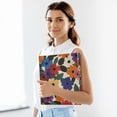 thumbnail image 6 of FORMRS 3 Ring Binder 1.5 inch with Pockets Set of 2 Clip Board 200 Sheets Capacity, Large Colorful Flowers Pattern, 6 of 8
