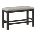 thumbnail image 1 of Lexicon Banc de Comptoir en Bois Style Ferme Finition Grise, 1 of 6