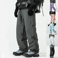 thumbnail image 5 of qucoqpe Womens and Mens Ski Pants Winter Waterproof Windproof Snowboard Outdoor Hiking Pants Casual Sport Trousers, 5 of 5
