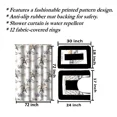 thumbnail image 2 of Gorgeous Home Linen 15-Piece Bathroom Set, Fabric Shower Curtain, 2 Non-Slip Rugs, 2 of 5