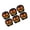 6 packs, variant on Evil Pumpkins Car Headrest Covers, Funny Design Polyester Protectors Fit Front Seat, Easy