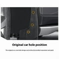 thumbnail image 4 of 4pcs Black Mud Flaps Compatible Heavy Duty All Weather Truck Splash Guards, Front & Rear Mudflaps（With screws）, 4 of 5