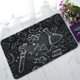 thumbnail image 1 of Alfombra de entrada ABPHQTO Doodle bocetos sobre pizarra 45x75 cm, 1 of 1