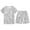 White-R, variant on Gelikeya Boys Girls Colorable Halloween Pajamas Long Sleeved Shirts and Shorts 2pcs Outfits Breathable Child Hand Painted Pjs Kids Clothing