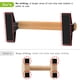 thumbnail image 3 of Barras para flexiones SELEWARE, parallettes de madera, antideslizantes, 500 libras, 3 of 6
