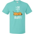 thumbnail image 3 of Inktastic Lab Life is Ruff Yellow Labrador T-Shirt, 3 of 5