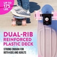 thumbnail image 3 of Flybar 22 inch Plastic Cruiser Skateboard, Non-Slip Deck, for Boys and Girls Ages 6+ up to 175lbs, Pastel Pink, 3 of 7