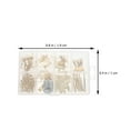thumbnail image 2 of OULII 1Set Picture Hanging Kit Heavy Duty Picture Hooks for Drywall Art Display Various Shapes 4.3X0.7In, 2 of 8