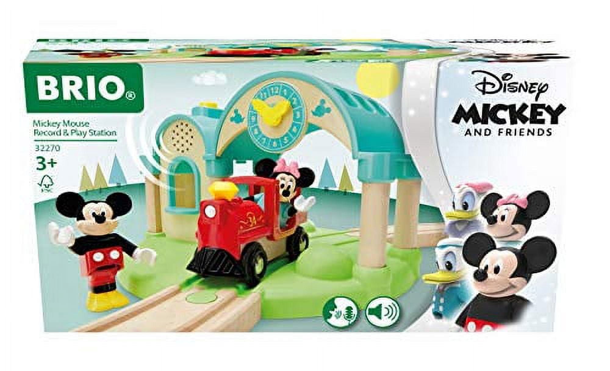Brio 32270 Disney Mickey Mouse Record & Play Station Kids Age 3 and Up