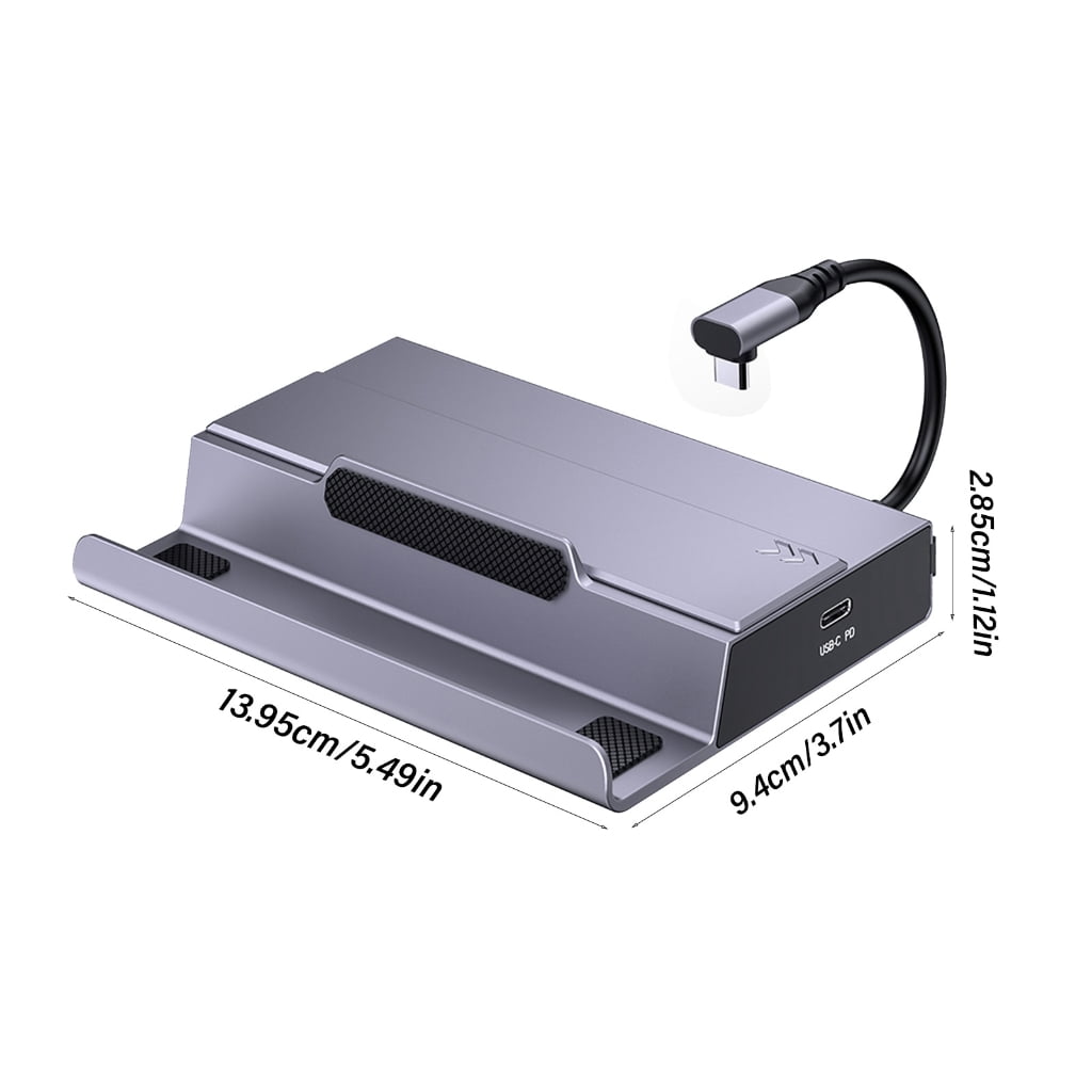 ZPAQI Docking Station for ROG/X/SteamDeck Dock with HDMI2.0 4K@60Hz Gigabit Port