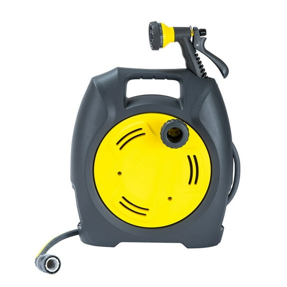 Retractable Hose Reels Desk Portable Garden Hose Reels Water Hose Reels for Garden Watering and Auto Car Washing Tool