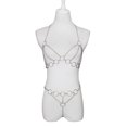 thumbnail image 1 of nipocaio Body Chain Set -Full Body Jewelry Layered Bra Chain Dress, 1 of 4