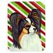 thumbnail image 2 of Carolines Treasures LH9255LCB Papillon Candy Cane Holiday Christmas Glass Cutting Board Large, 12H x 16W, multicolor, 2 of 2