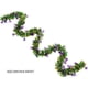 thumbnail image 3 of Decoración de Carnaval | Guirnalda de oropel brillante de metal de 6.6 pies | Verde, Morado, Oro | Decoración reutilizable flexible para interiores y exteriores | Barandillas de escalera de chimenea, 3 of 9