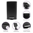 thumbnail image 3 of Bote De Basura Cuadrado De Acero Inox 12l Home Styles Negro, 3 of 9