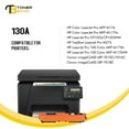 thumbnail image 2 of 130A Toner Cartridge 5 Pack Compatible for 130A Toner Cartridge CF350A CF351A CF352A CF353A for Pro Color MFP M177fw M176n M177 M176 Printer Ink, 2 of 8