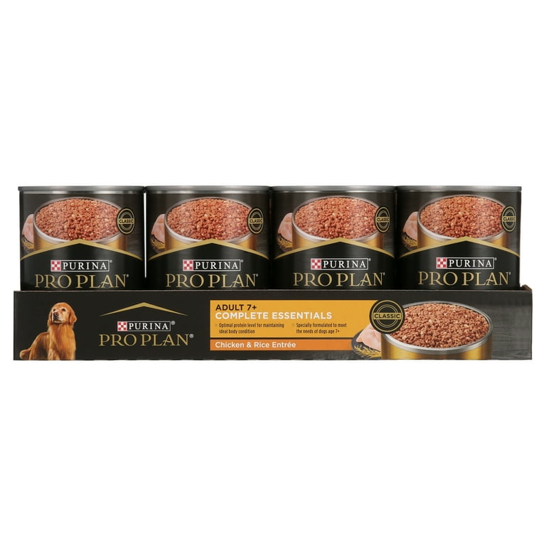 2 pack) Purina Pro Plan Complete Essentials Wet Dog Food, High