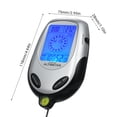 thumbnail image 3 of Graflsoa Multifunctional Outdoor Digital Altimeter with Compass, Barometer, Thermometer, Weather Forecast, Clock, and Calendar - ZD-2028, Black + Silver, No Battery Included, 3 of 6