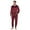 Red Buffalo Check, variant on Ashford & Brooks Men's Adult Mink Fleece Hooded One-Piece Union Suit Pajamas