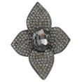 thumbnail image 1 of Crystal Stretch Flower Ring, 1 of 3