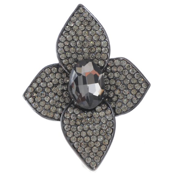 Crystal Stretch Flower Ring