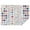 Colorful Geometric Diamond, variant on Pastel Pioneer Flower Pattern Rectangle Tablecloth 60"x84",Waterproof Polyester Rectangle Table Cloth, Wipeable Spillproof Polyester Tablecloth for Dining, Camping, Indoor and Outdoor