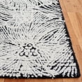 thumbnail image 3 of SAFAVIEH Ebony Aaliyah Floral Area Rug, Black/Ivory, 4' x 6', 3 of 8