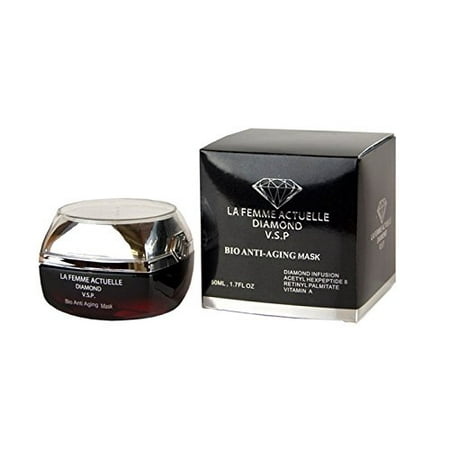 La Femme Actuelle Diamond V.S.P Bio Anti-Aging Mask - 50ml - Heated Ingredients Will Open The Pores and Absorb The Oils, Toxins, and Dirt From The Deep Tissue Of your